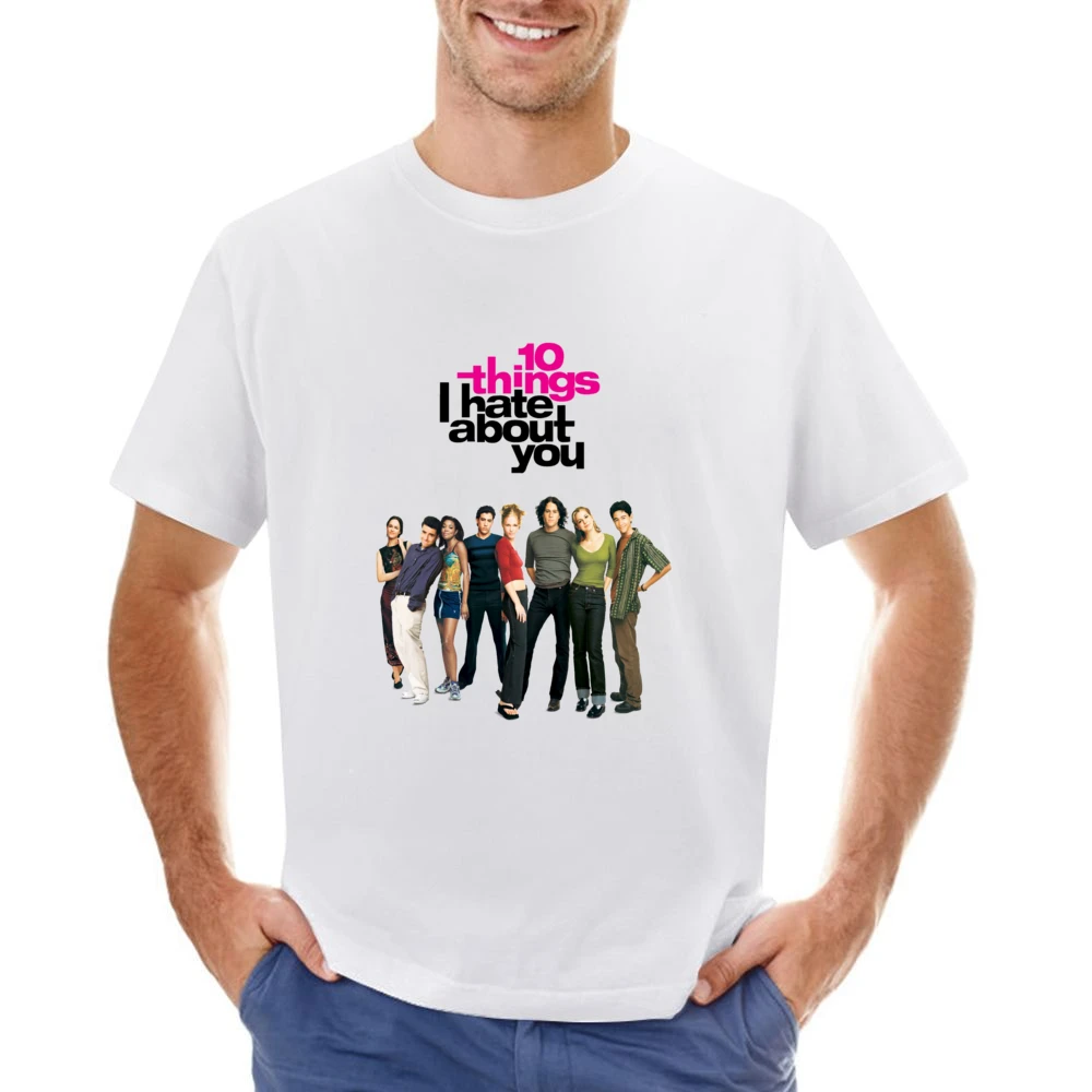 10 Things I Hate About You Fun Popular 90s Vintage Movie Poster Graphi Asian Size Men T-Shirt