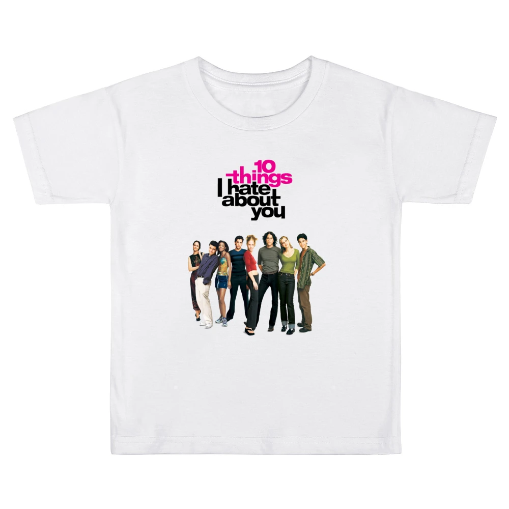 10 Things I Hate About You Fun Popular 90s Vintage Movie Poster Graphi Kids Boys Girls T-Shirt