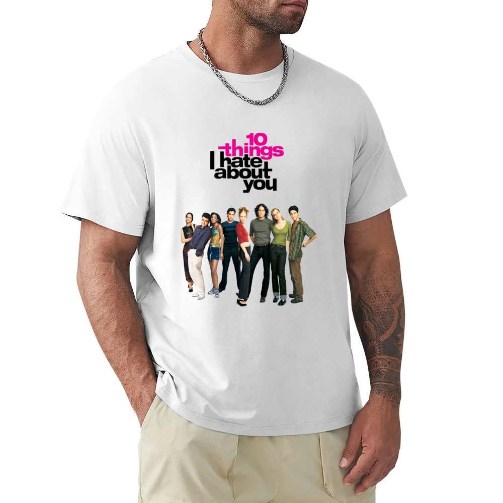 10 Things I Hate About You Fun Popular 90s Vintage Movie Poster Graphi Premium Men T-shirt