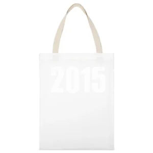 2015 Keith David Community Fun Graphic Tee Shirt White Canvas Tote Shopping Bag