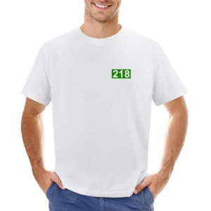 218 Squid Game Player Asian Size Men T-Shirt