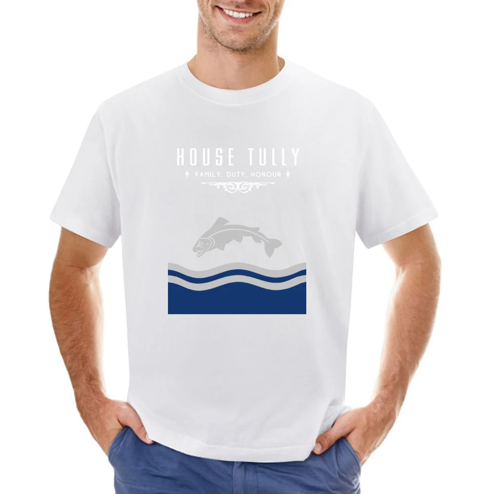 A Game Of Thrones House Tully Asian Size Men T-Shirt