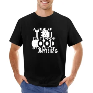 A Piece Of Text That Looks Good but Does not say anything Funny Humor Asian Size Men T-Shirt