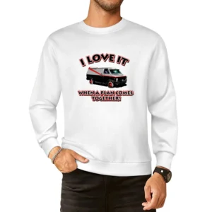 A Team Movie Plan Quote European Size Pullover Sweater