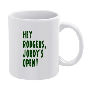Aaron Rogers Jordy Nelson Packers Tshirt White Mug
