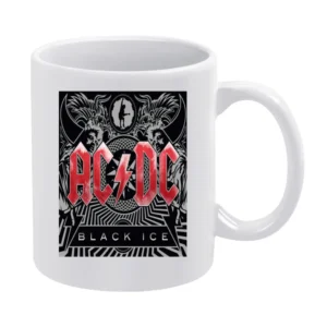 Ac Dc Black Ice Tshirt (all Styles And Colors Available) White Mug