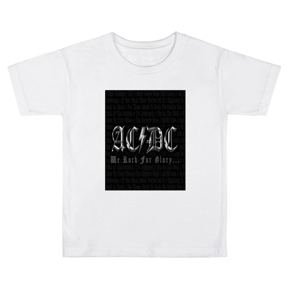 Ac Dc Tshirt Kids Boys Girls T-Shirt