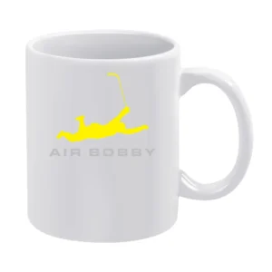 Air Bobby Orr Funny Boston Bruins Hockey Legend Sports Black White Mug