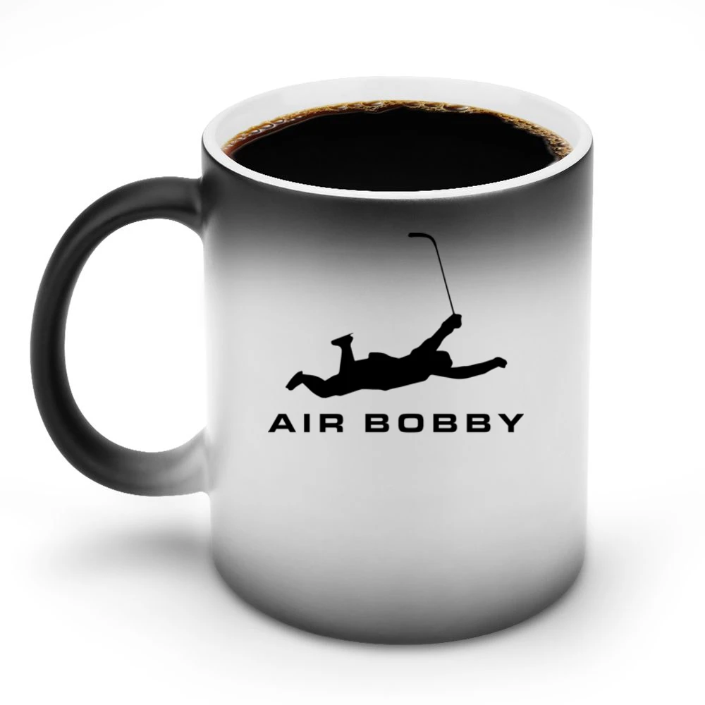 Air Bobby Orr Funny Boston Bruins Hockey Legend Sports Discoloration Mug