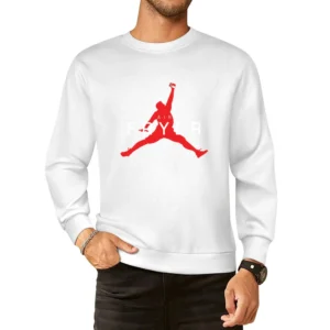 Air Fryer Parody Red Logo European Size Pullover Sweater