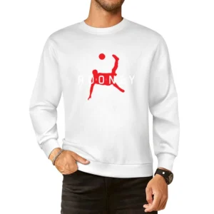 Air Wayne Rooney Funny Manchester United Soccer Sports European Size Pullover Sweater