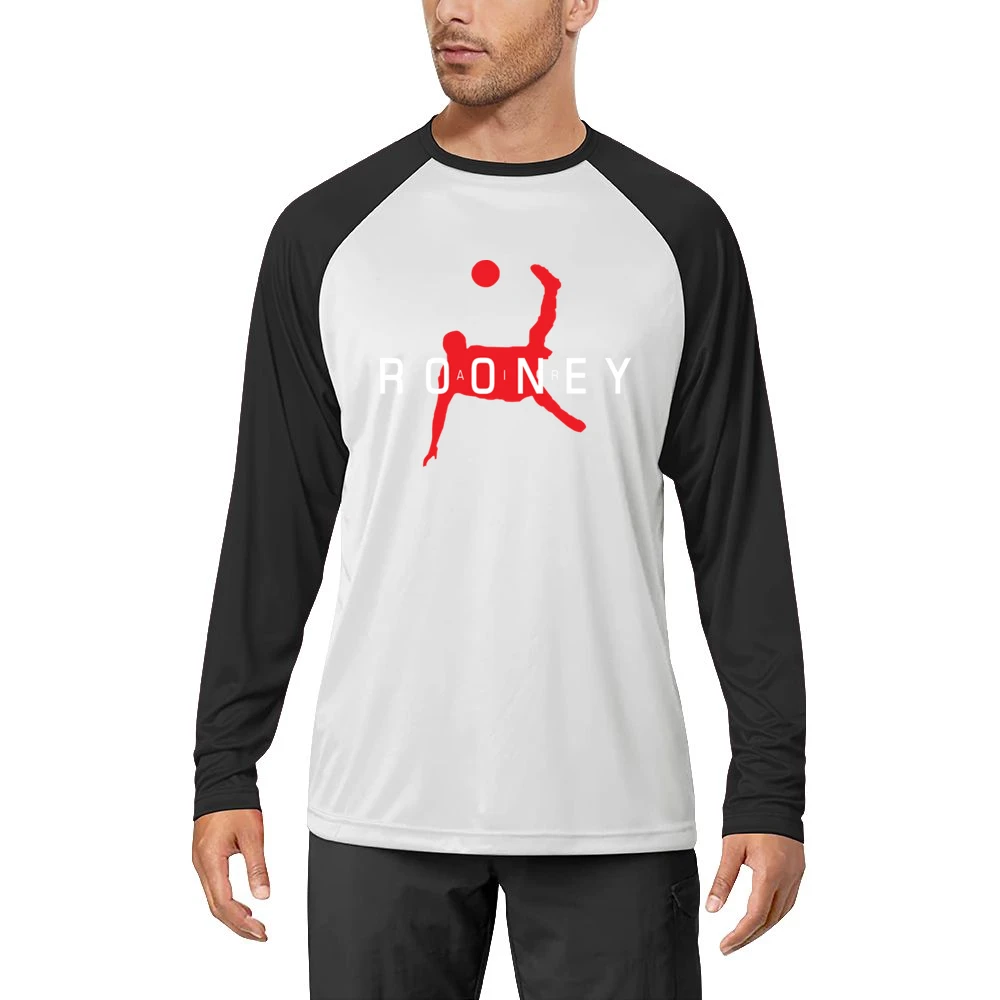 Air Wayne Rooney Funny Manchester United Soccer Sports Men Long Sleeve T-Shirt