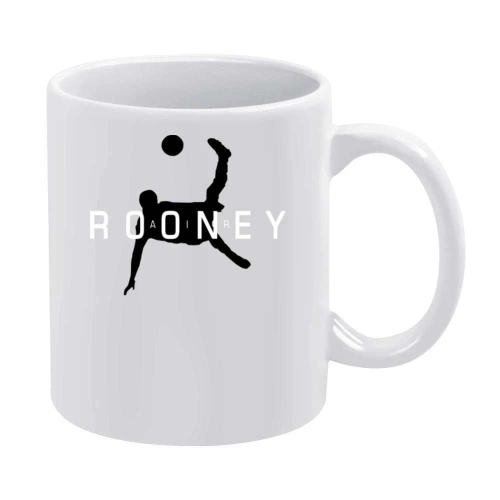 Air Wayne Rooney Funny Manchester United Soccer Sports White Mug