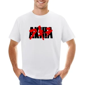 Akira Katsuhiro Otomo cyberpunk manga post-apocalyptic Neo-Tokyo Lligh Asian Size Men T-Shirt