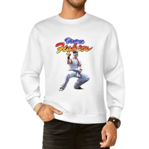 Akira Yuki Virtua Fighter Arcade Fighting Retro Video Game Character F European Size Pullover Sweater