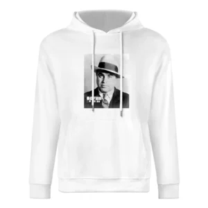 Al Capone Mugshot Tshirt (all styles and colors available) European Size Men Hoodie