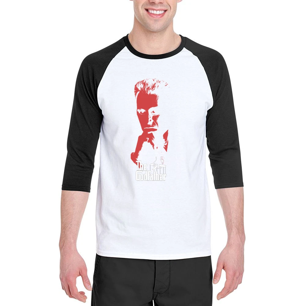 Al Pacino the God Father Movi Corleone Michael Men 3/4 Sleeve T-Shirt