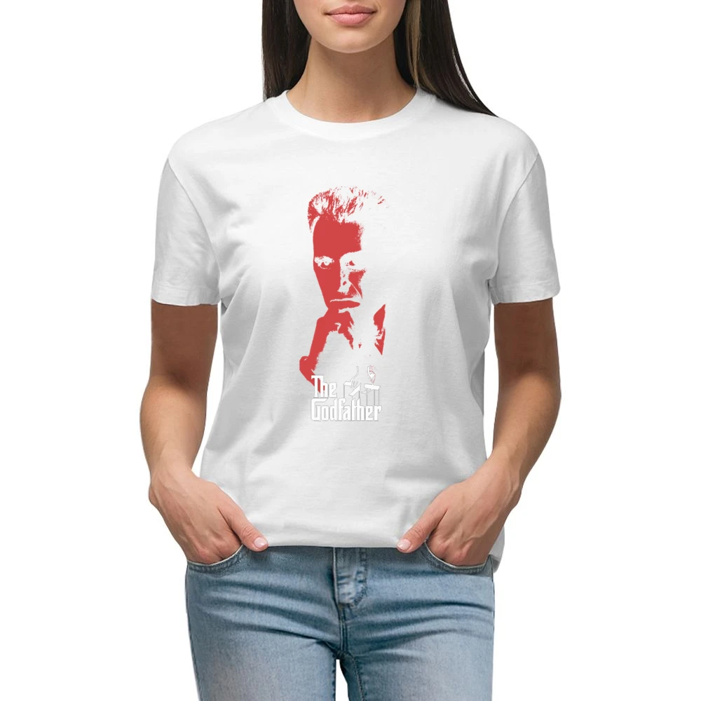 Al Pacino the God Father Movi Corleone Michael Premium Women Ladies T-shirt