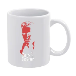 Al Pacino the God Father Movi Corleone Michael White Mug