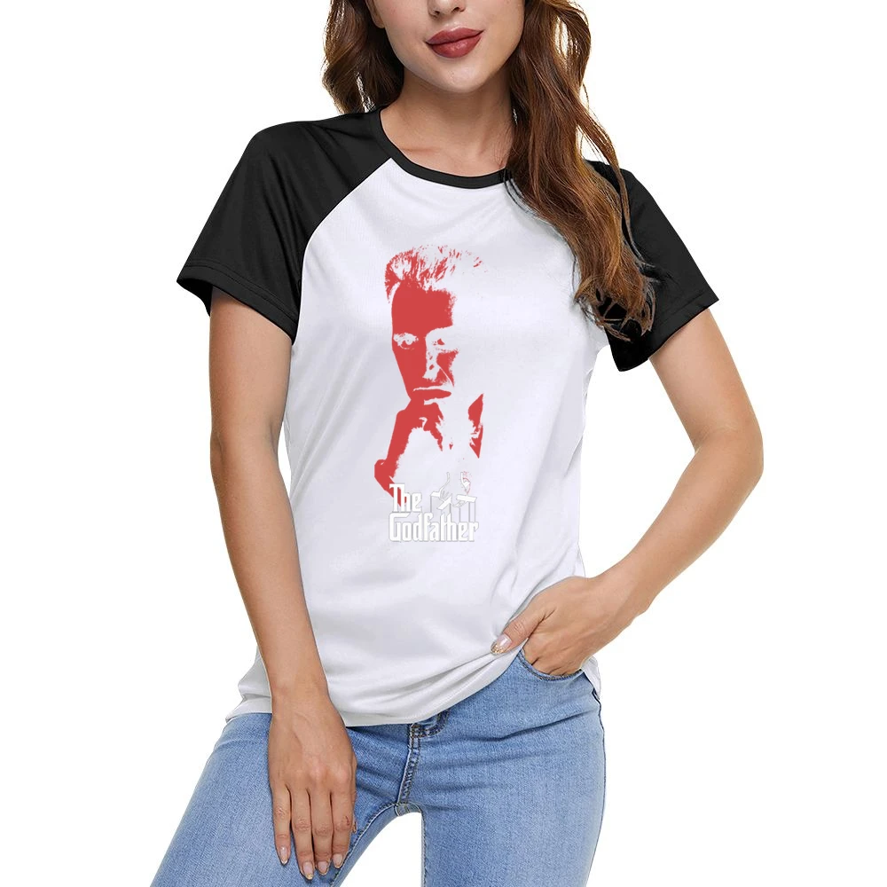 Al Pacino the God Father Movi Corleone Michael Women Ladies Short Sleeve T-Shirt