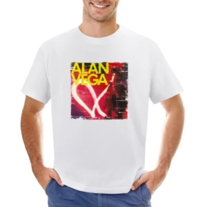 Alan Vega Alan Vega Album Cover Distressed Image Asian Size Men T-Shirt