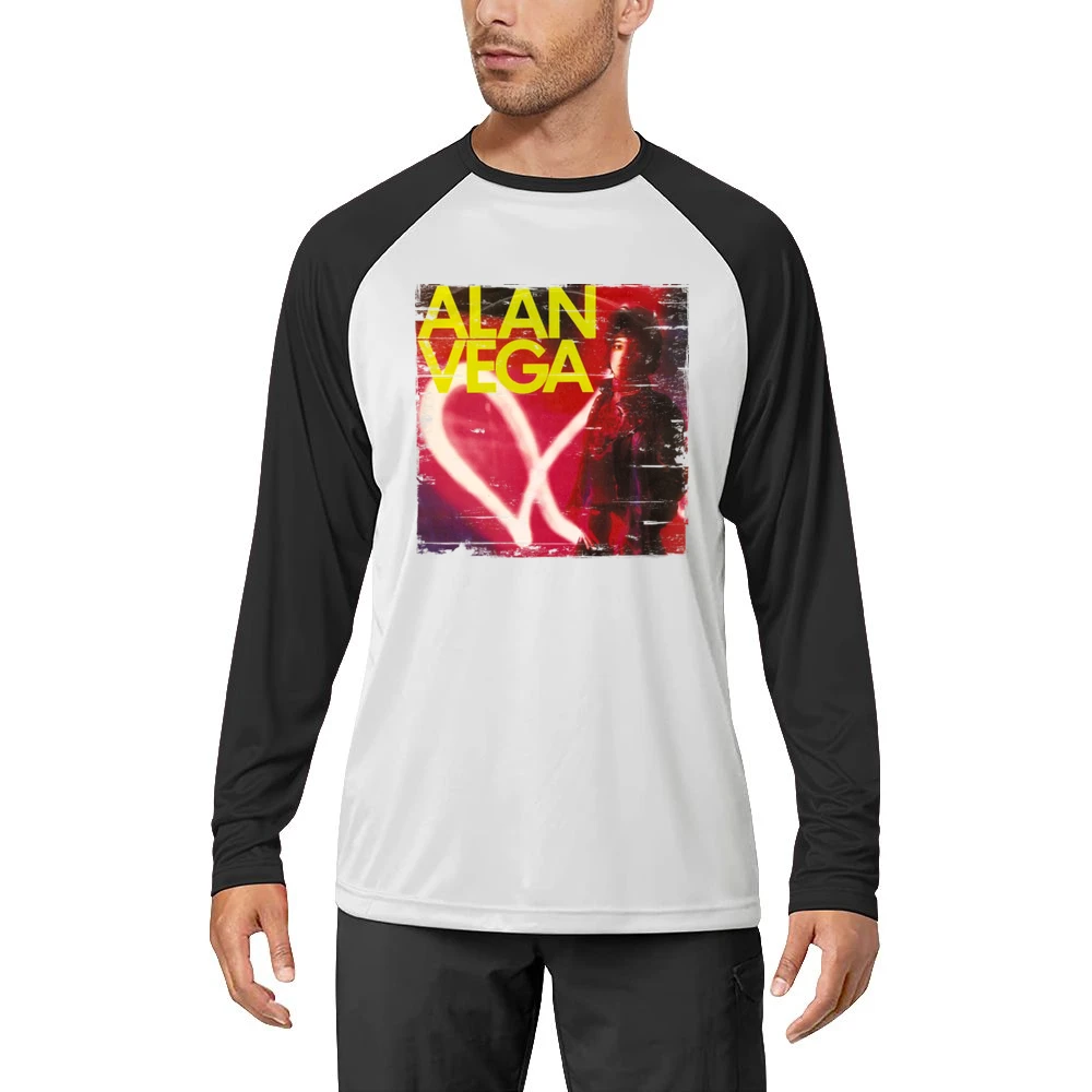 Alan Vega Alan Vega Album Cover Distressed Image Men Long Sleeve T-Shirt