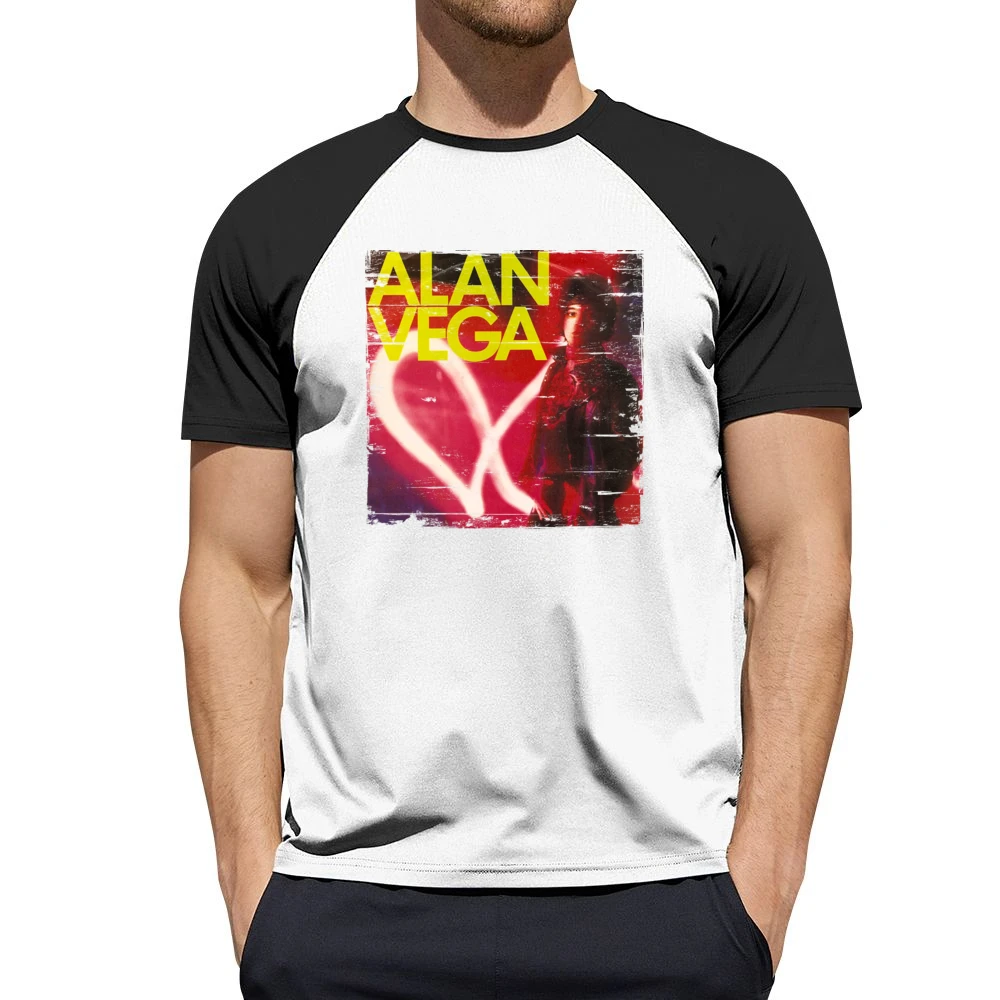 Alan Vega Alan Vega Album Cover Distressed Image Men Short Sleeve T-Shirt