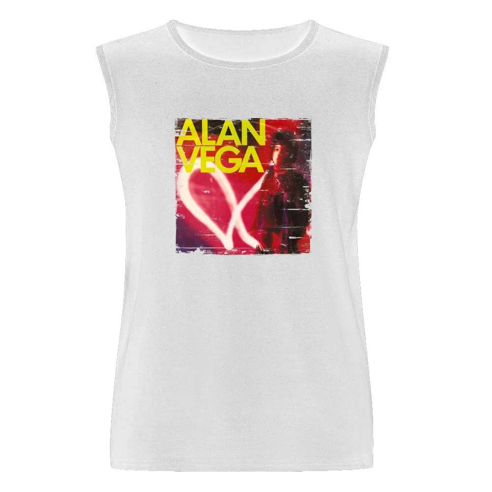 Alan Vega Alan Vega Album Cover Distressed Image Men Sleeveless T-Shirt