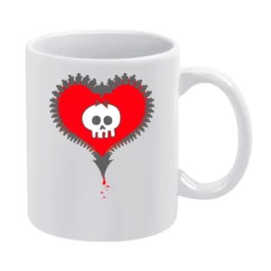Alkaline Trio Rock Band heart White Mug