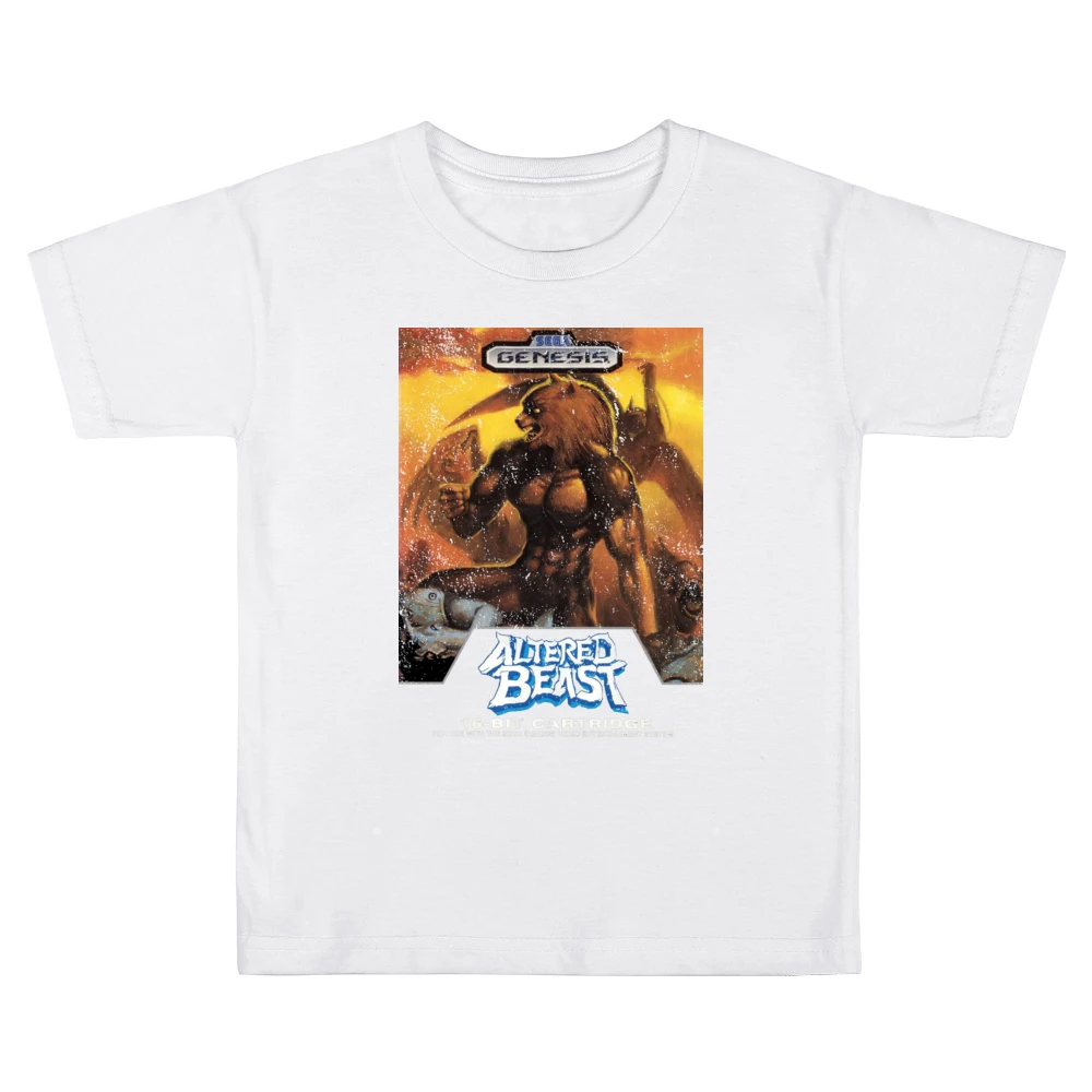 Altered Beast Sega Genesis Old School Retro Video Game Fan Distressed Kids Boys Girls T-Shirt