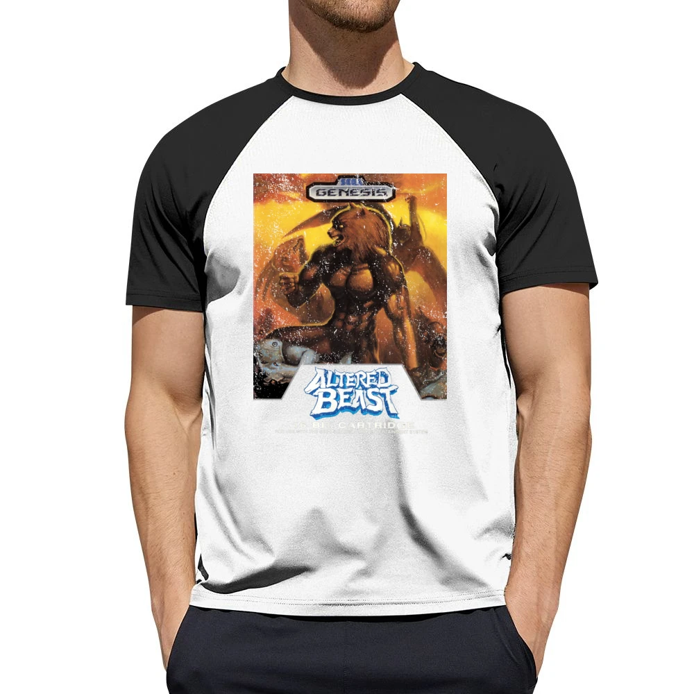 Altered Beast Sega Genesis Old School Retro Video Game Fan Distressed Men Short Sleeve T-Shirt