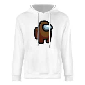 Among Us Brown Character Fun Video Game Fan European Size Men Hoodie