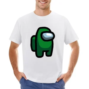 Among Us Green Character Fun Video Game Fan Asian Size Men T-Shirt