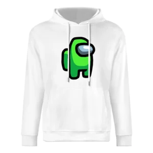 Among Us Lime Green Character Fun Video Game Fan European Size Men Hoodie