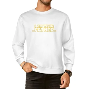 Anakin Skywalker to Luke as Darth Vader Star Wars I am your father T S European Size Pullover Sweater