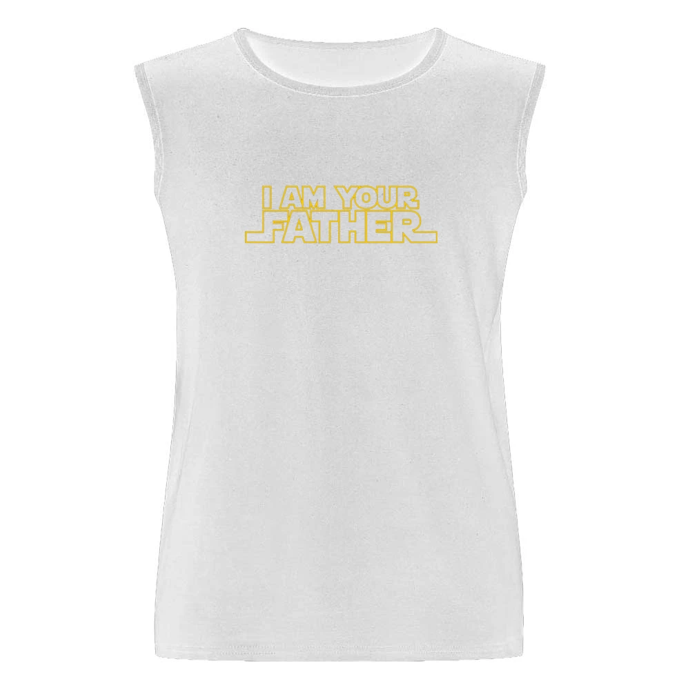 Anakin Skywalker to Luke as Darth Vader Star Wars I am your father T S Men Sleeveless T-Shirt