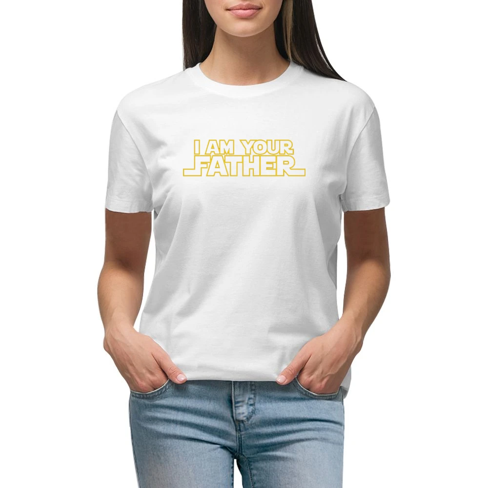 Anakin Skywalker to Luke as Darth Vader Star Wars I am your father T S Premium Women Ladies T-shirt