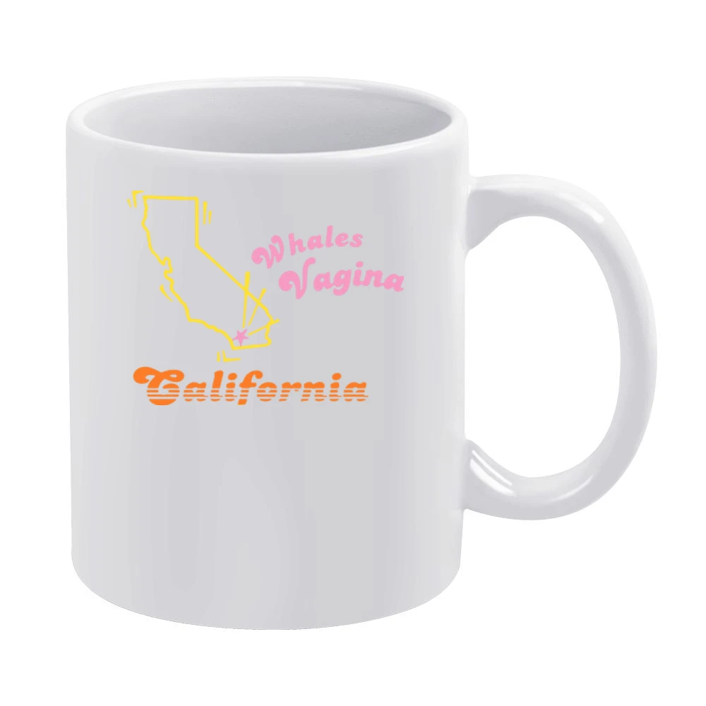 Anchorman San Diego Whale White Mug