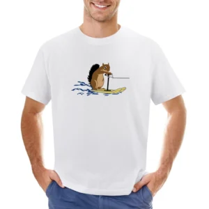 Anchorman Squirrel Waterski Asian Size Men T-Shirt