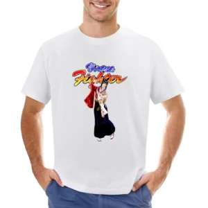Aoi Umenokoji Virtua Fighter Arcade Fighting Retro Video Game Characte Asian Size Men T-Shirt