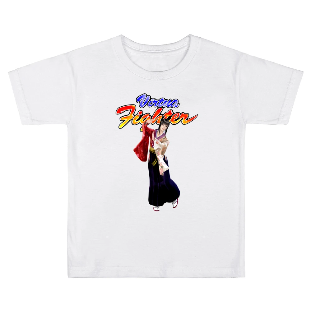 Aoi Umenokoji Virtua Fighter Arcade Fighting Retro Video Game Characte Kids Boys Girls T-Shirt