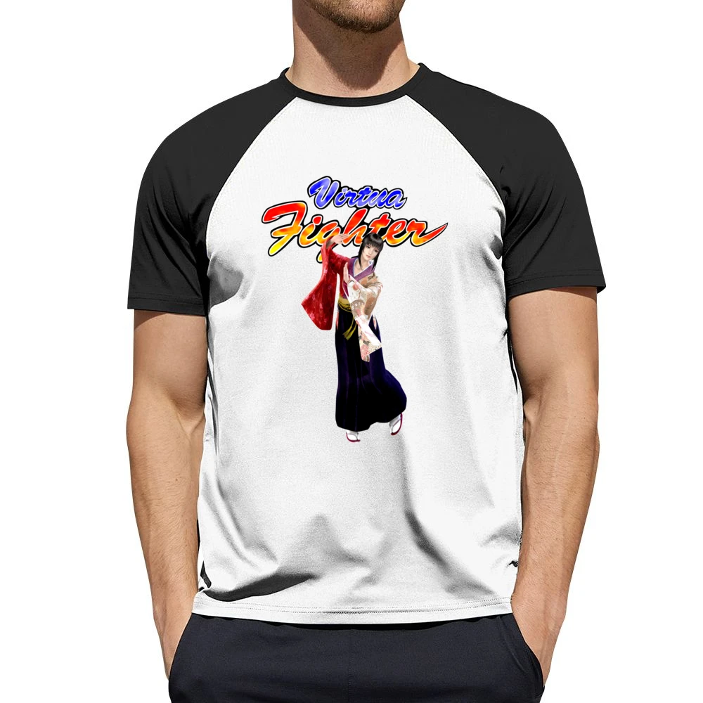 Aoi Umenokoji Virtua Fighter Arcade Fighting Retro Video Game Characte Men Short Sleeve T-Shirt