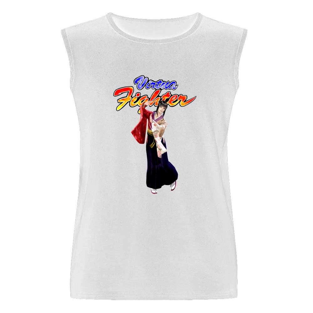 Aoi Umenokoji Virtua Fighter Arcade Fighting Retro Video Game Characte Men Sleeveless T-Shirt