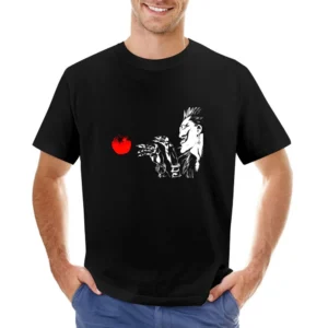 Apple ryuuk shinigami Death Note manga anime Asian Size Men T-Shirt