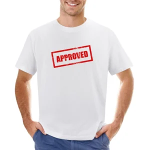 Approved Funny Asian Size Men T-Shirt