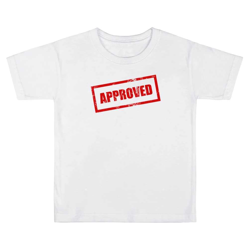Approved Funny Kids Boys Girls T-Shirt