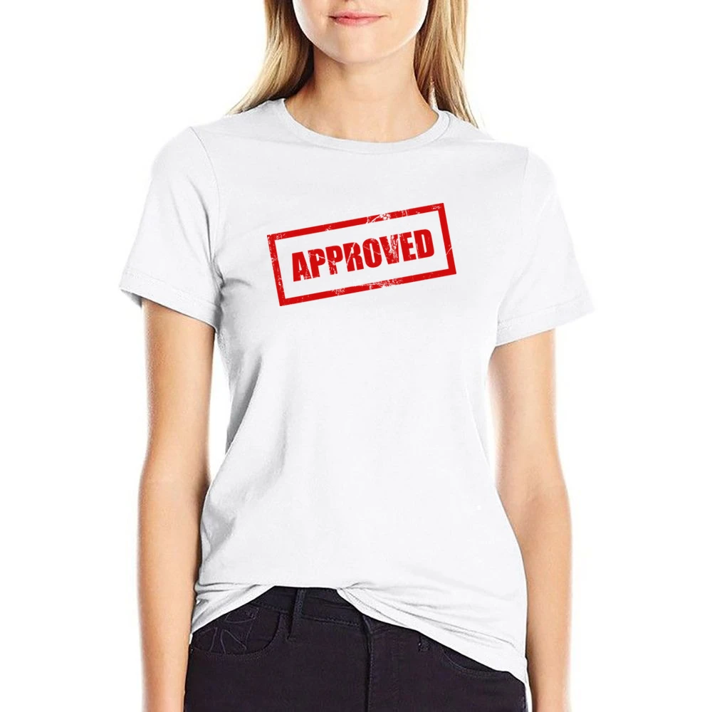 Approved Funny US Size Women Ladies T-shirt