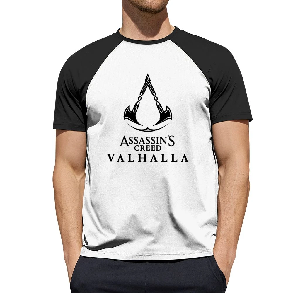 Assassins Creed Valhalla New Video Game Fan White Men Short Sleeve T-Shirt