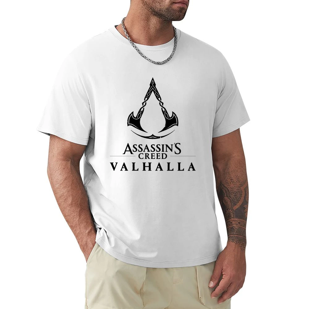 Assassins Creed Valhalla New Video Game Fan White Premium Men T-shirt