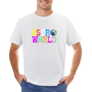Astroworld Vintage Style Hip Hop Graphic Rap Merch Asian Size Men T-Shirt